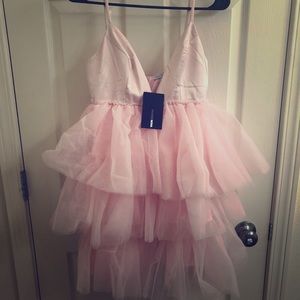 Three Teired Tulle Dress fashion nova